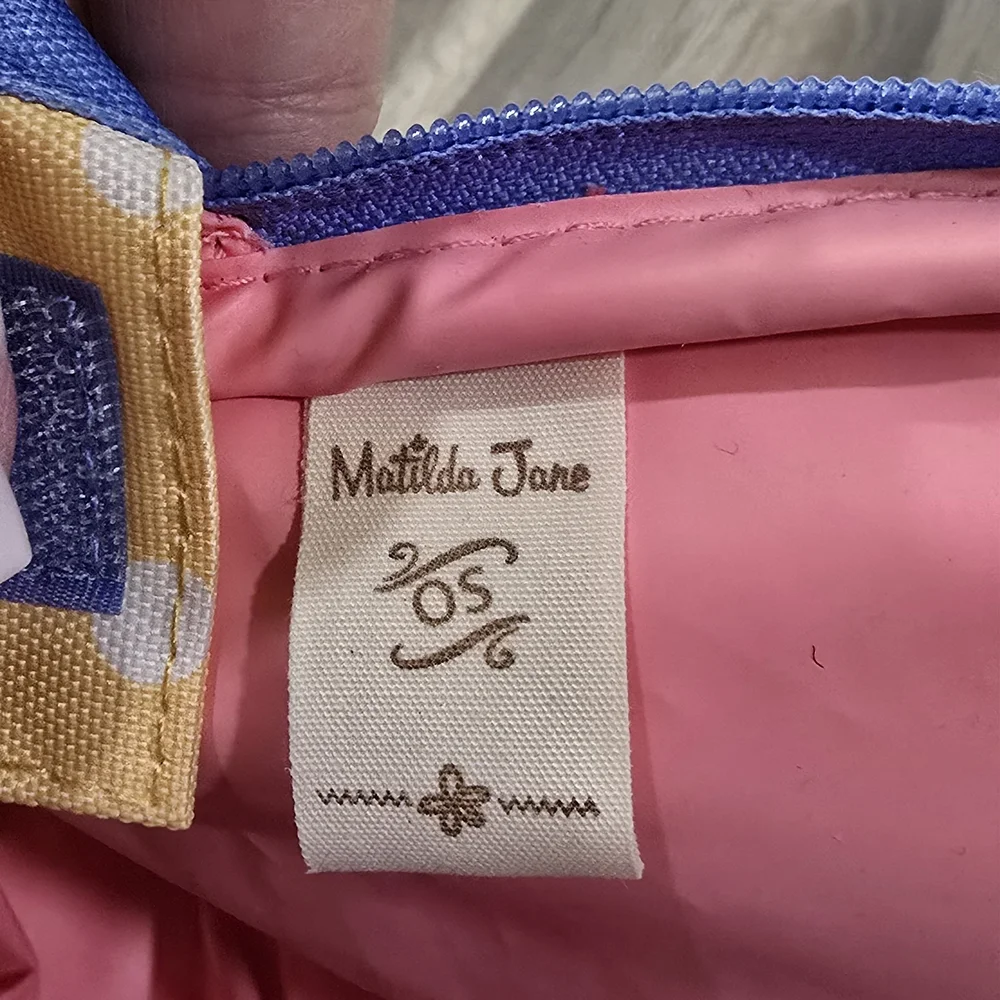 Matilda Jane Floral Striped Baby Bag